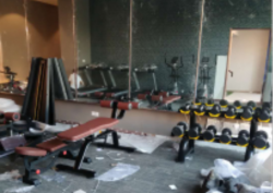 安徽滁州罗马盛景碧桂园健身房展示 康宜地产健身房案例